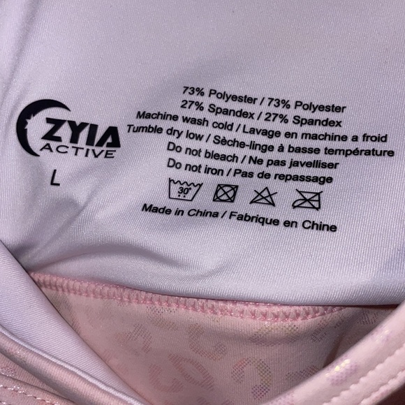 Pink Leopard Unicorn Sports bra Large - Picture 3 of 12